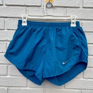 Blue Nike Dri-Fit shorts